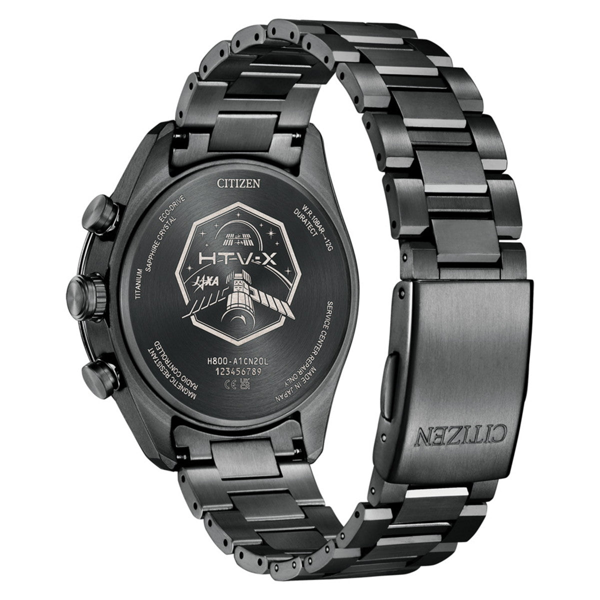 シチズン アテッサ JAXA LABEL HTV-X 限定 CITIZEN ATTESA エコドライブ 電波時計 AT8289-67E ダイレクトフライト ACT Line ブラックチタニウム【2025 新作】