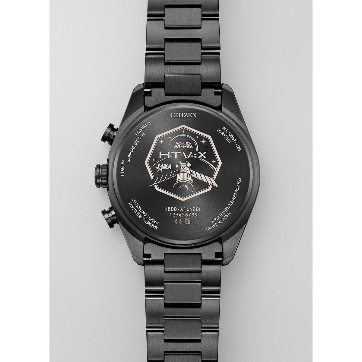 シチズン アテッサ JAXA LABEL HTV-X 限定 CITIZEN ATTESA エコドライブ 電波時計 AT8289-67E ダイレクトフライト ACT Line ブラックチタニウム【2025 新作】