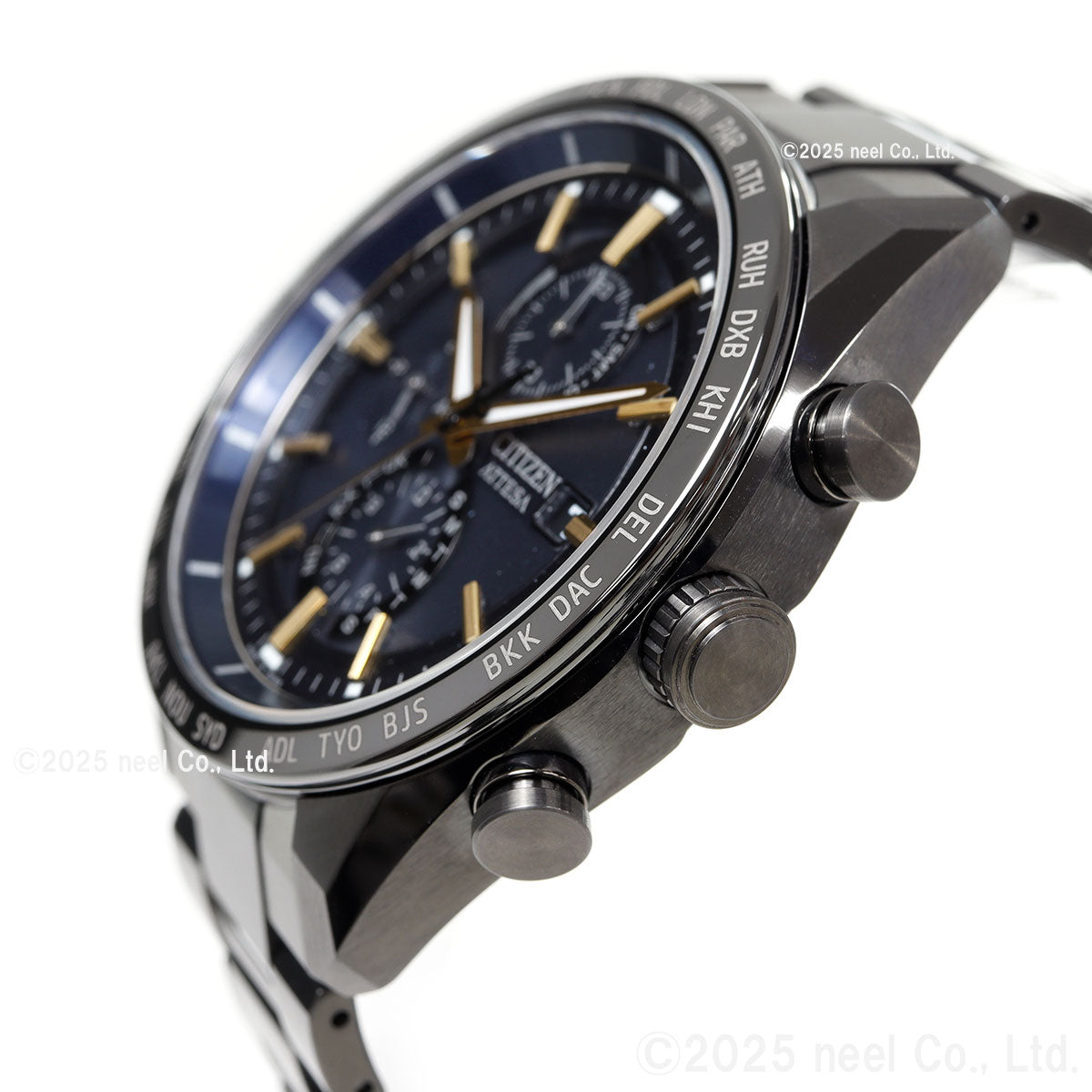 シチズン アテッサ JAXA LABEL HTV-X 限定 CITIZEN ATTESA エコドライブ 電波時計 AT8289-67E ダイレクトフライト ACT Line ブラックチタニウム【2025 新作】
