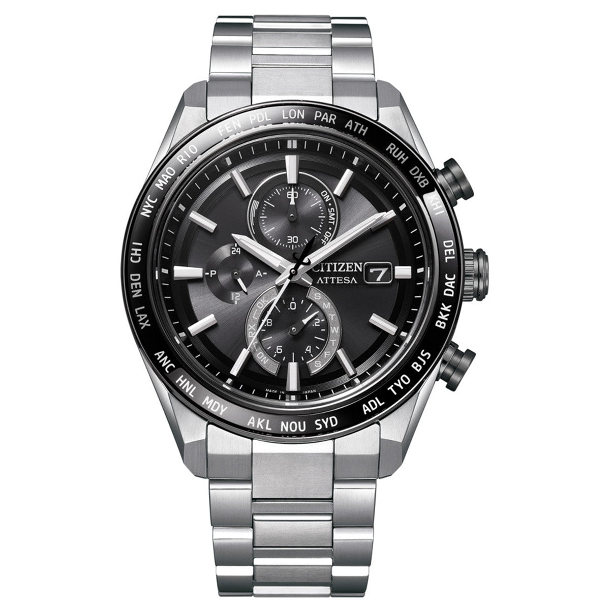シチズン アテッサ CITIZEN ATTESA エコドライブ 電波時計 腕時計 メンズ AT8295-56E ダイレクトフライト ACT Line【2025 新作】