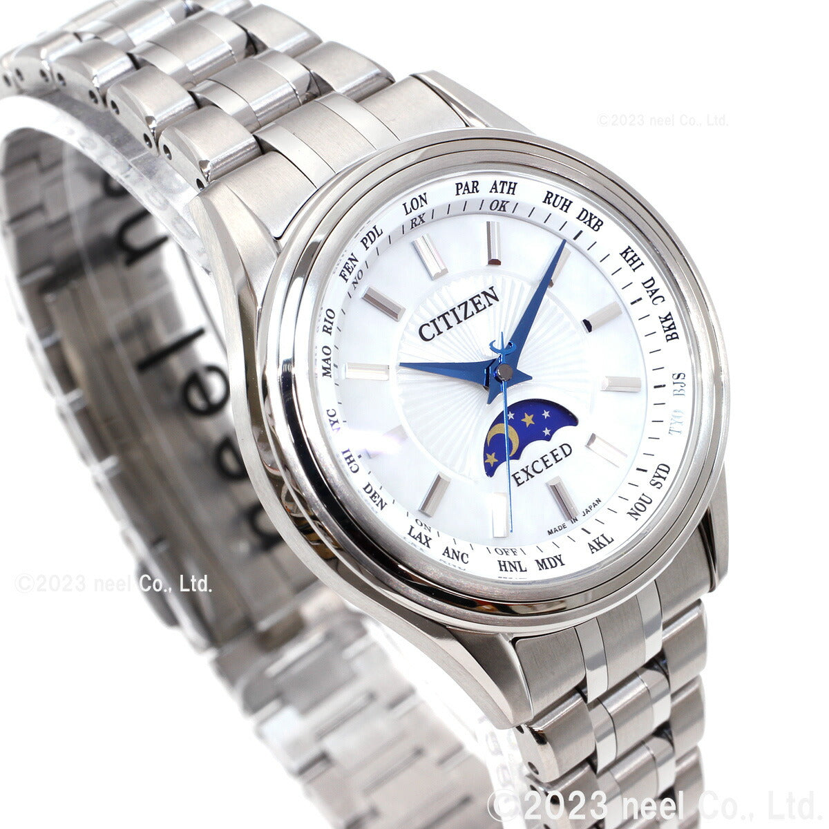 シチズン エクシード CITIZEN EXCEED 腕時計 メンズ レディース ペアモデル エコドライブ 電波時計 45周年記念 AT9130-69W EE1010-62W
