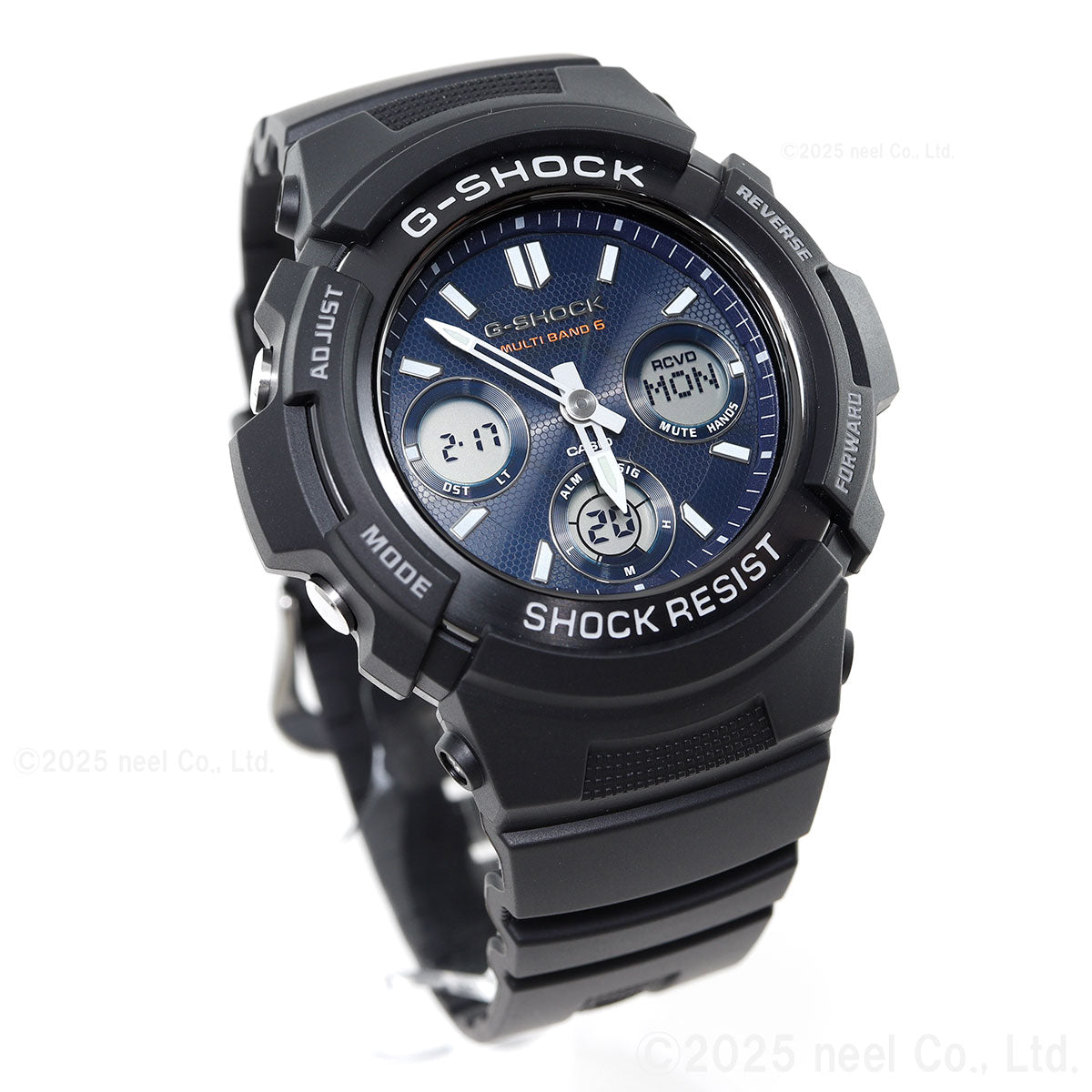 G-SHOCK 電波 ソーラー 電波時計 ブラック 腕時計 メンズアナデジ タフソーラー AWG-M100SB-2AJF