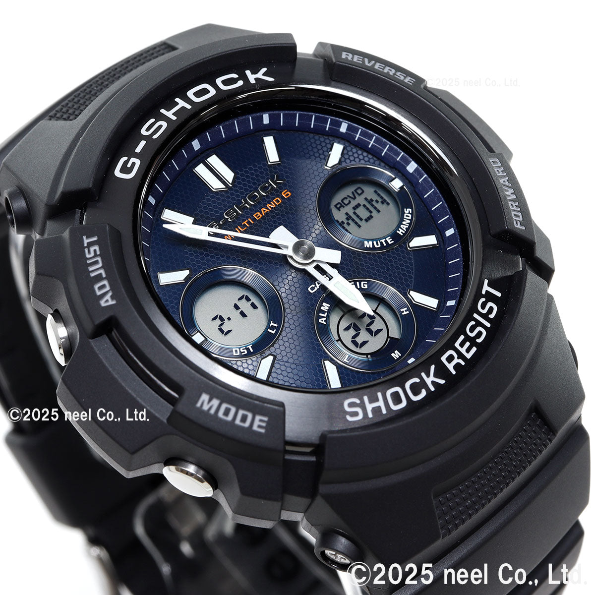 G-SHOCK 電波 ソーラー 電波時計 ブラック 腕時計 メンズアナデジ タフソーラー AWG-M100SB-2AJF