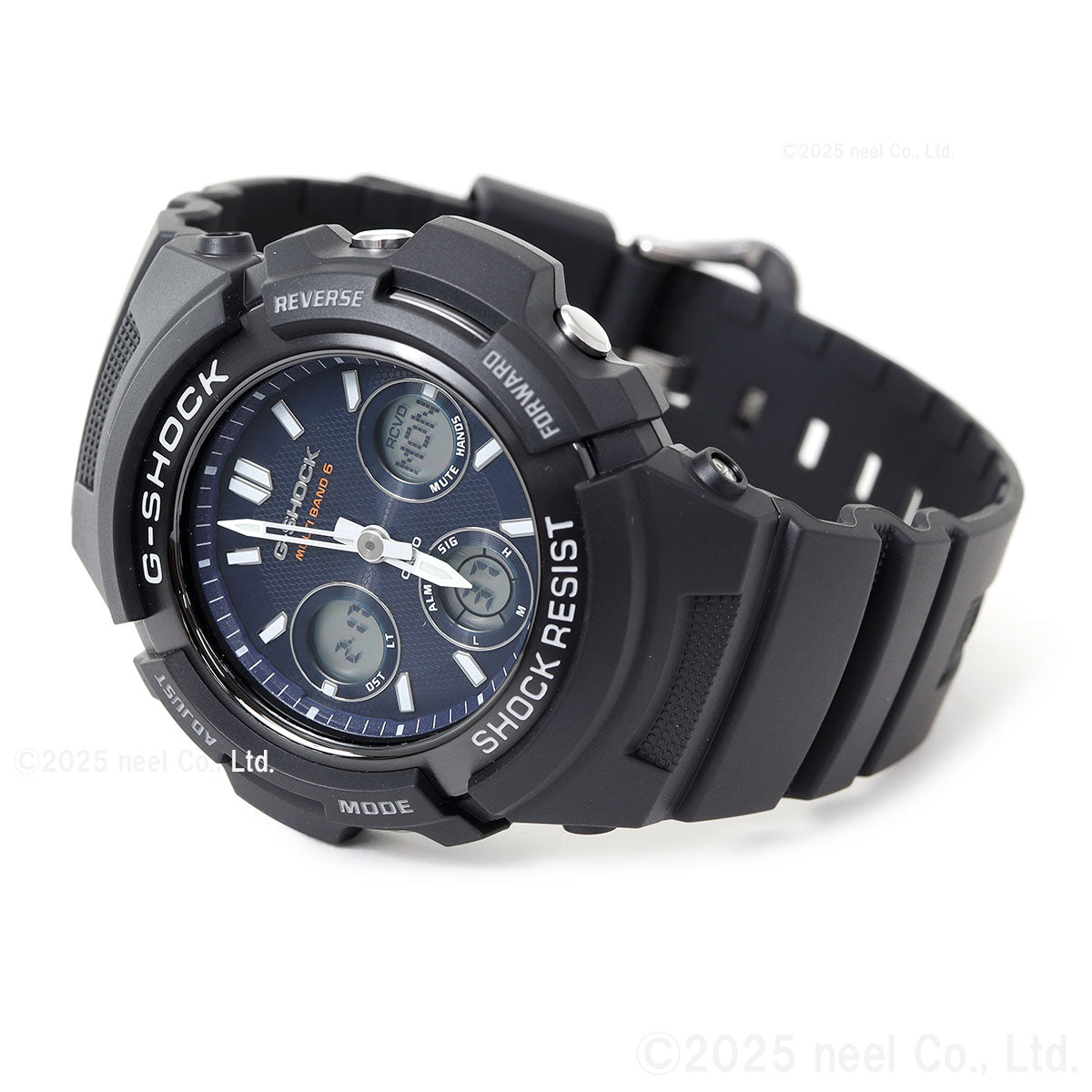 G-SHOCK 電波 ソーラー 電波時計 ブラック 腕時計 メンズアナデジ タフソーラー AWG-M100SB-2AJF