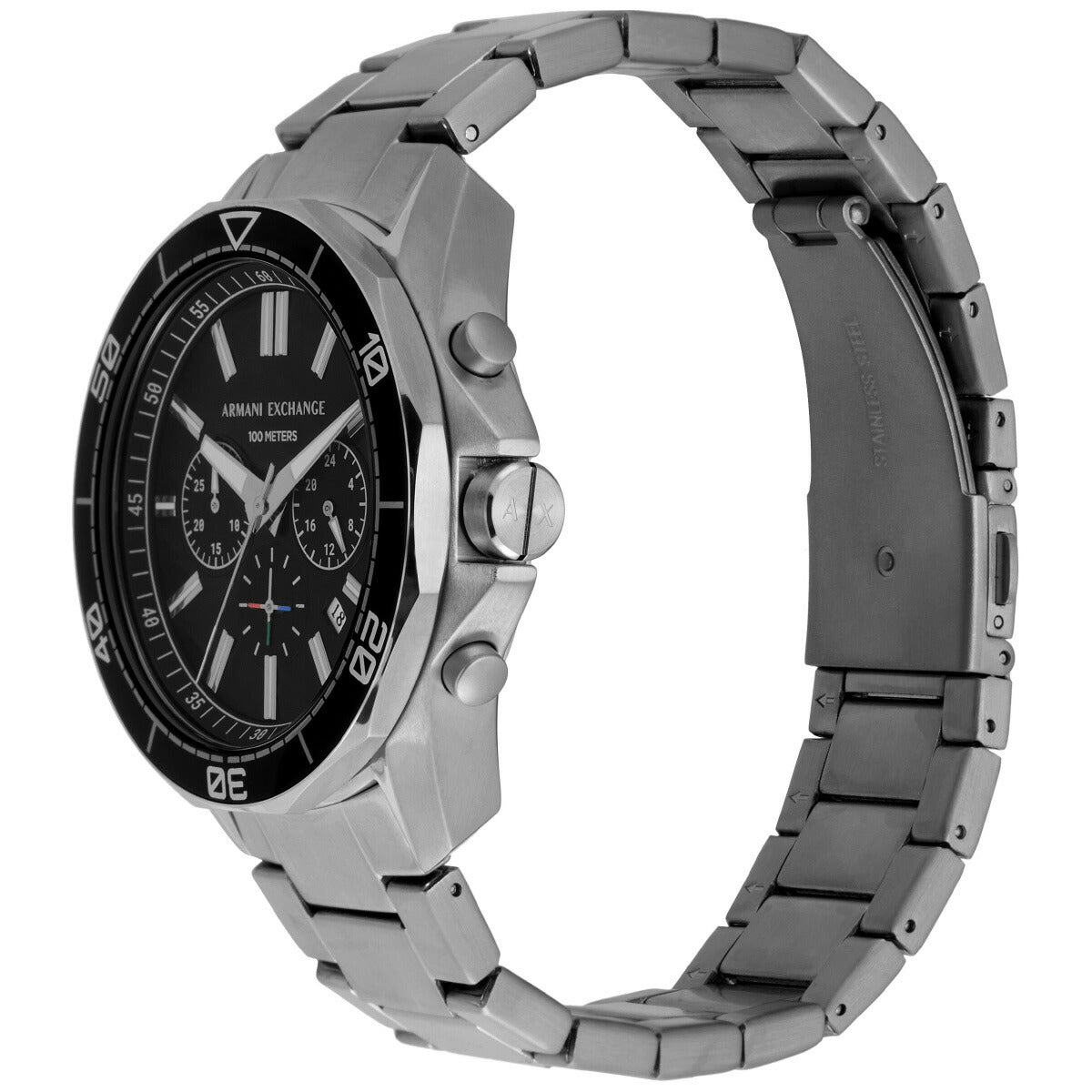 A|X アルマーニ エクスチェンジ ARMANI EXCHANGE 腕時計 メンズ クロノグラフ ステンレススチールウォッチ AX1959