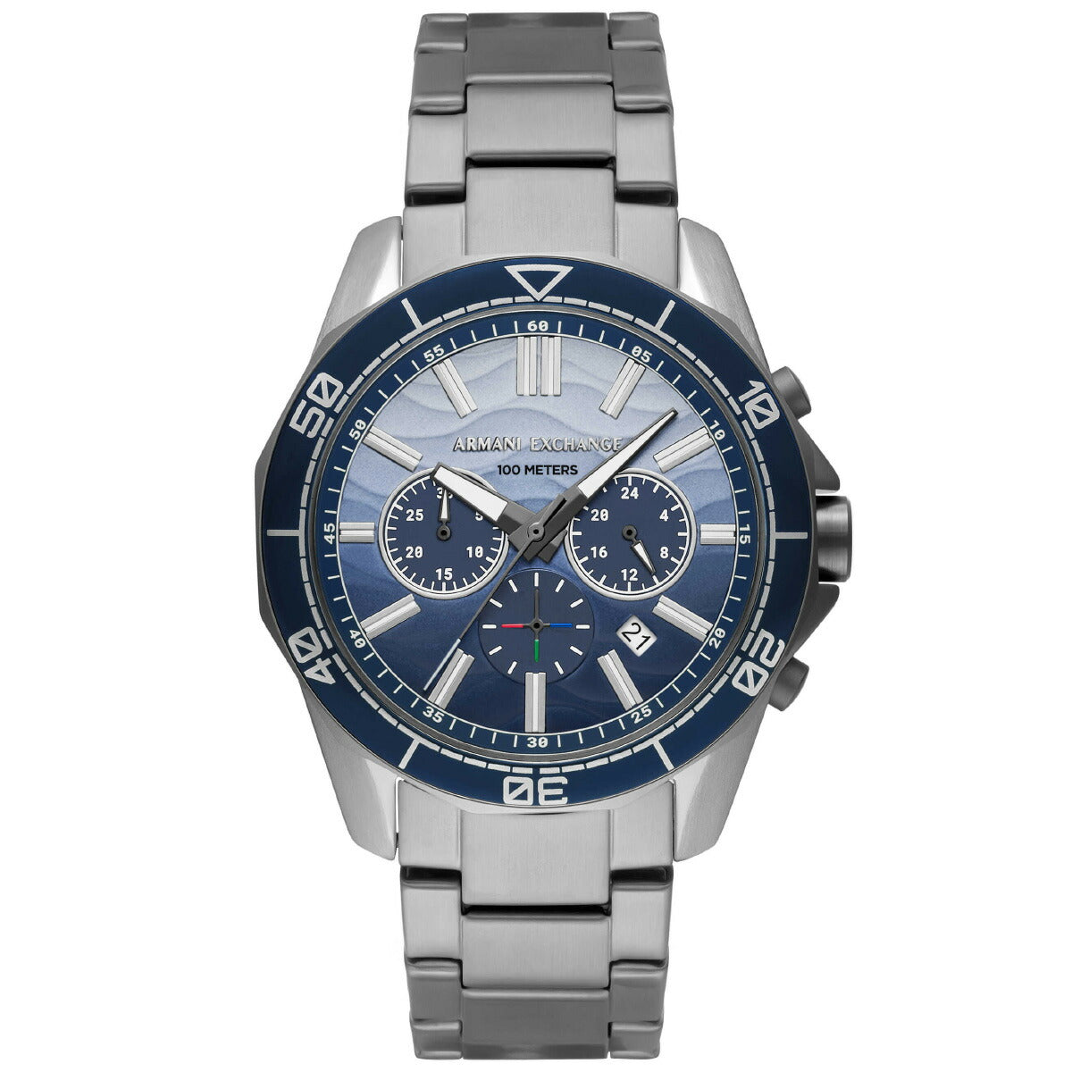 A|X アルマーニ エクスチェンジ ARMANI EXCHANGE 腕時計 メンズ クロノグラフ ガンメタル ステンレススチールウォッチ AX1967【2025 新作】