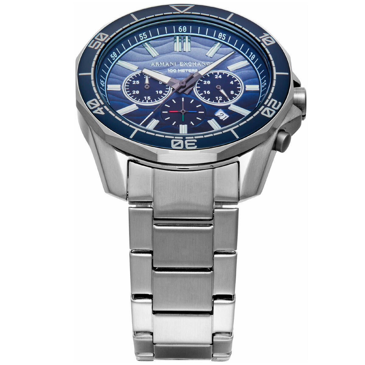 A|X アルマーニ エクスチェンジ ARMANI EXCHANGE 腕時計 メンズ クロノグラフ ガンメタル ステンレススチールウォッチ AX1967【2025 新作】