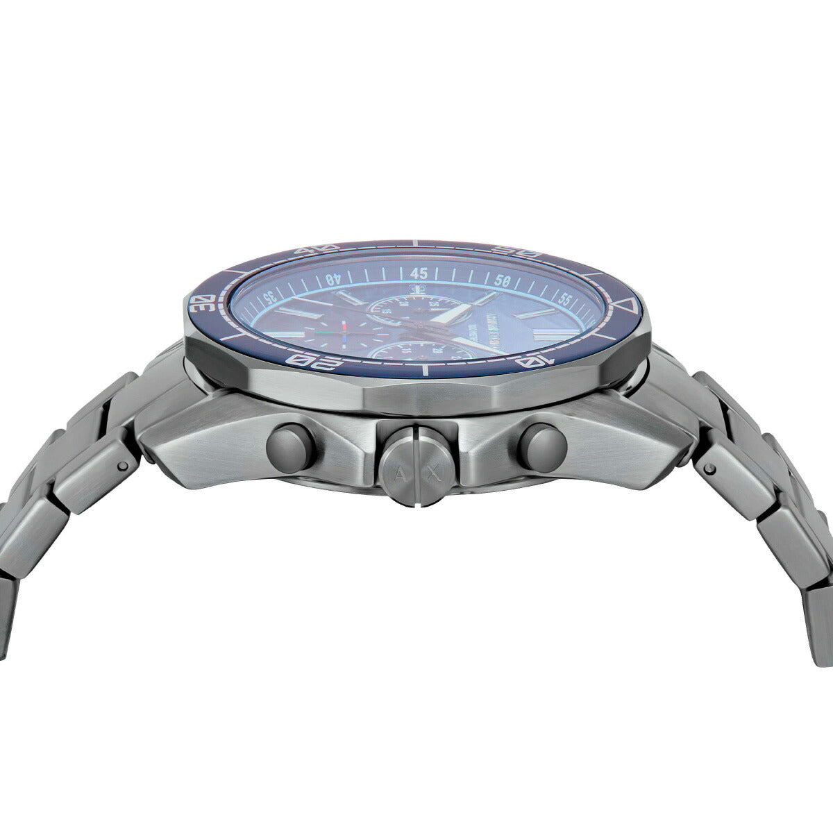 A|X アルマーニ エクスチェンジ ARMANI EXCHANGE 腕時計 メンズ クロノグラフ ガンメタル ステンレススチールウォッチ AX1967【2025 新作】