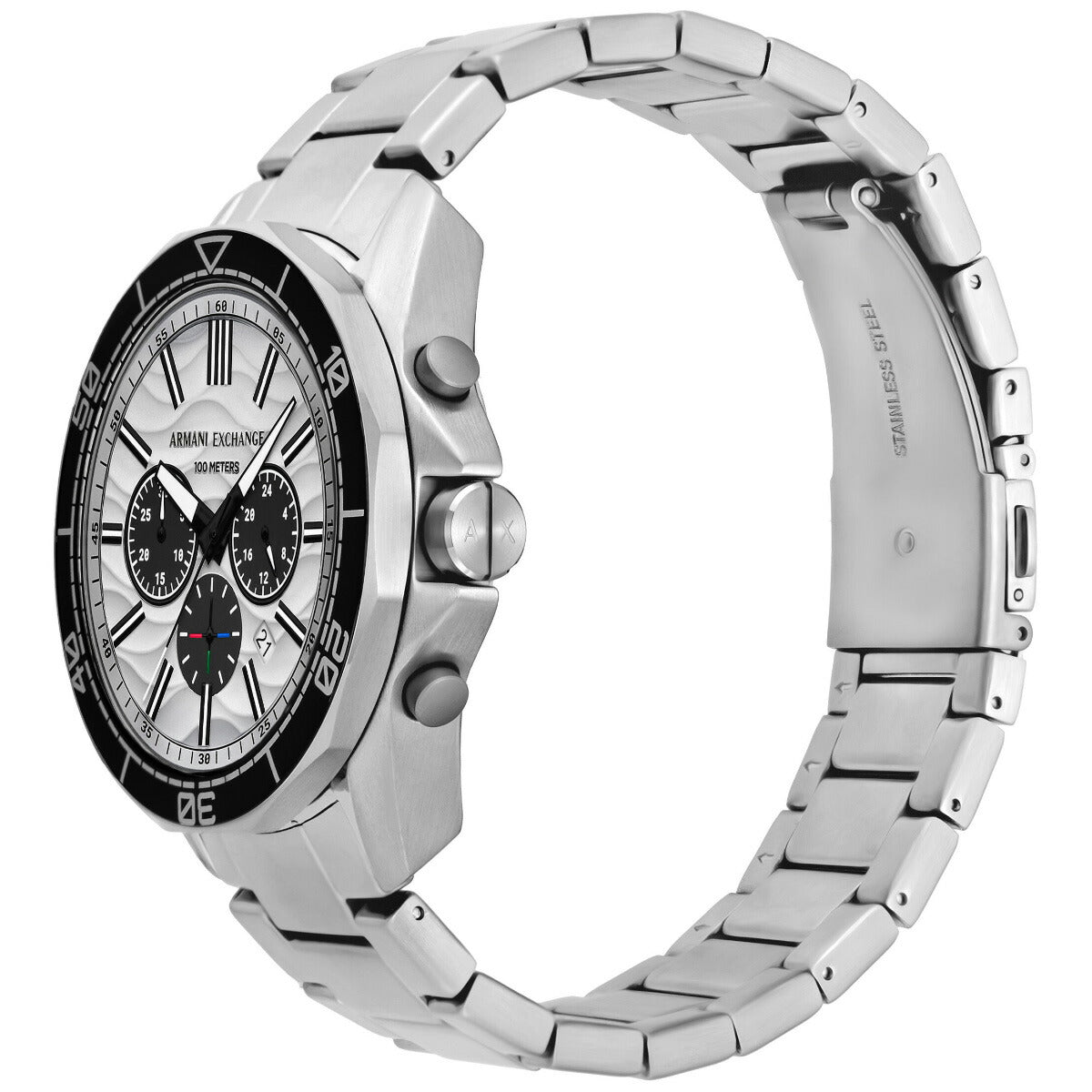 A|X アルマーニ エクスチェンジ ARMANI EXCHANGE 腕時計 メンズ クロノグラフ ステンレススチールウォッチ AX1969【2025 新作】