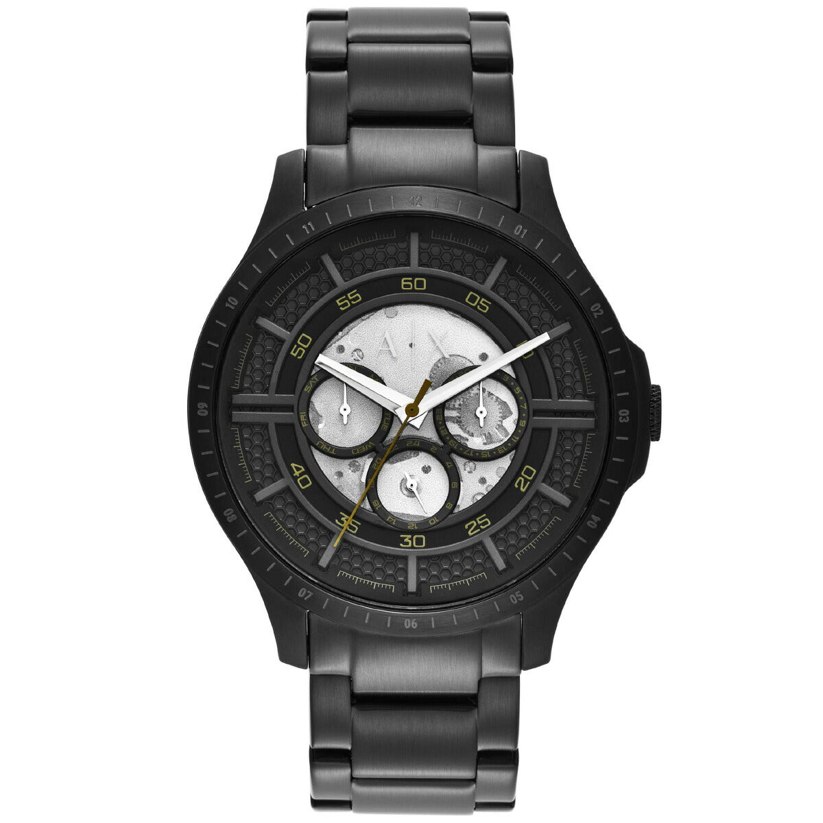 A|X アルマーニ エクスチェンジ ARMANI EXCHANGE 腕時計 メンズ マルチファンクション ブラック ステンレススチールウォッチ AX2460
