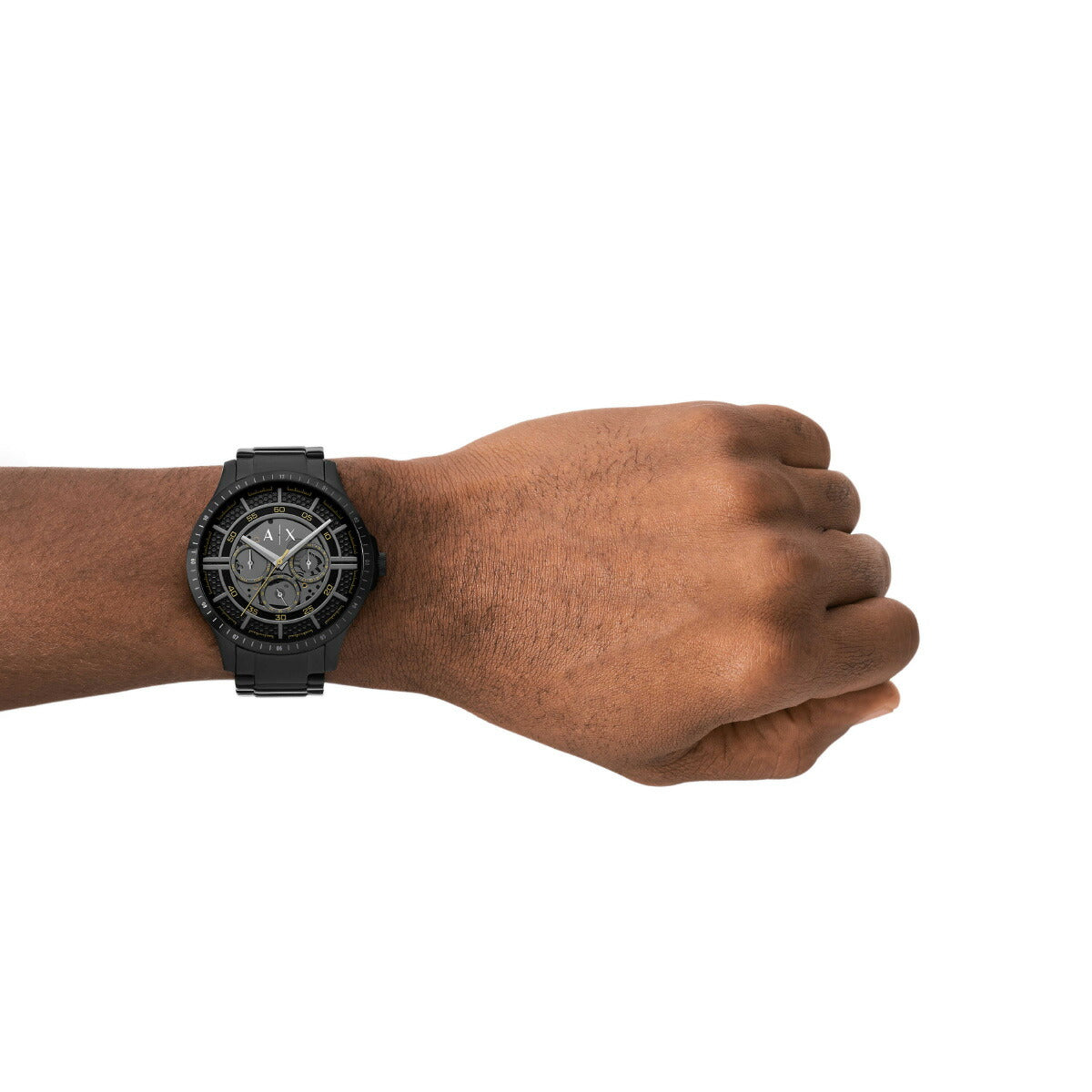 A|X アルマーニ エクスチェンジ ARMANI EXCHANGE 腕時計 メンズ マルチファンクション ブラック ステンレススチールウォッチ AX2460