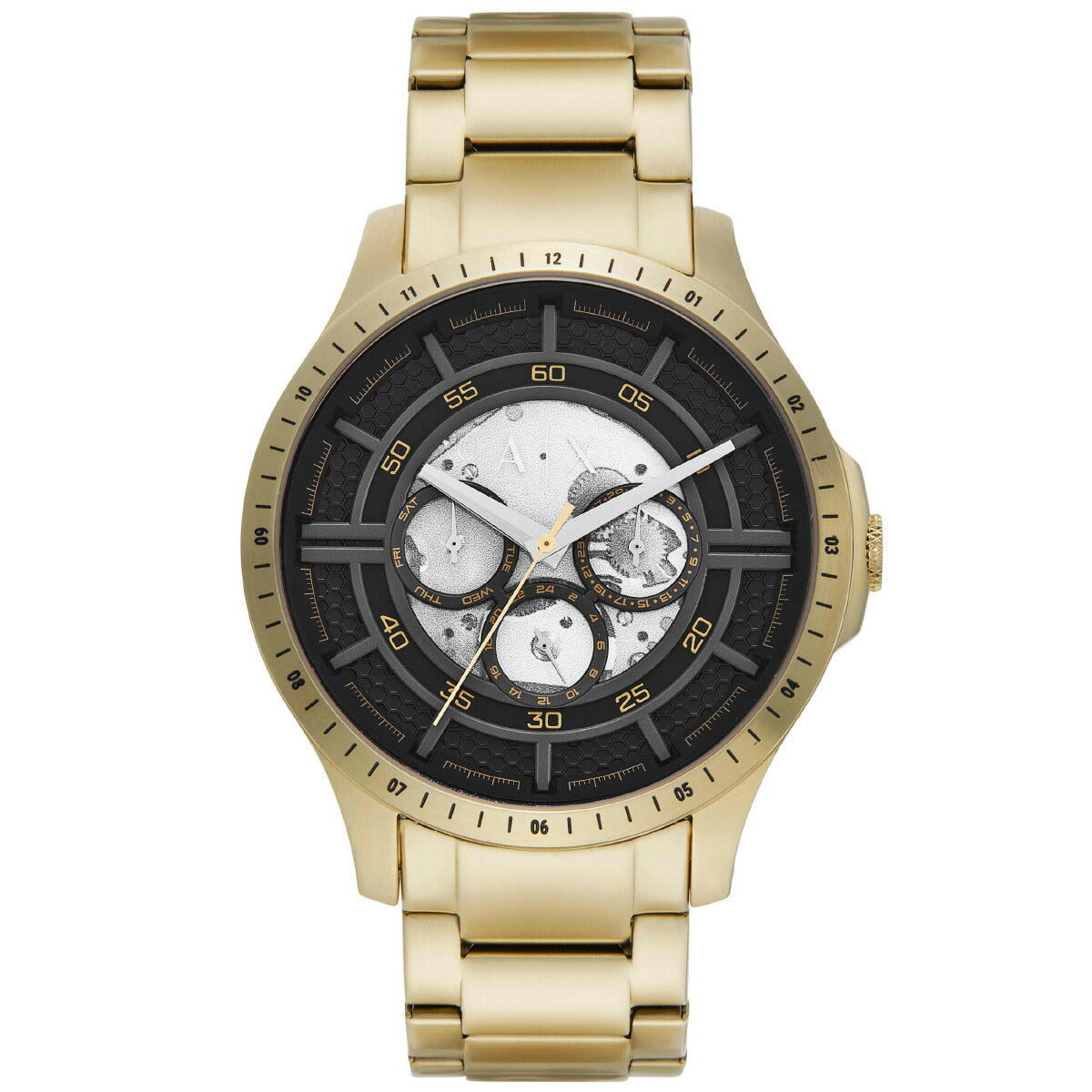 A|X アルマーニ エクスチェンジ ARMANI EXCHANGE 腕時計 メンズ マルチファンクション ゴールドトーン ステンレススチールウォッチ AX2461