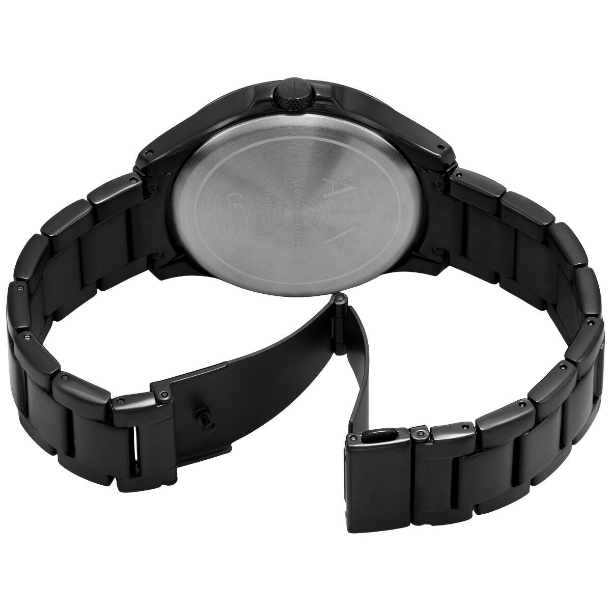 A|X アルマーニ エクスチェンジ ARMANI EXCHANGE 腕時計 メンズ 多機能ウォッチ ブラック ステンレススチール AX2465【2025 新作】