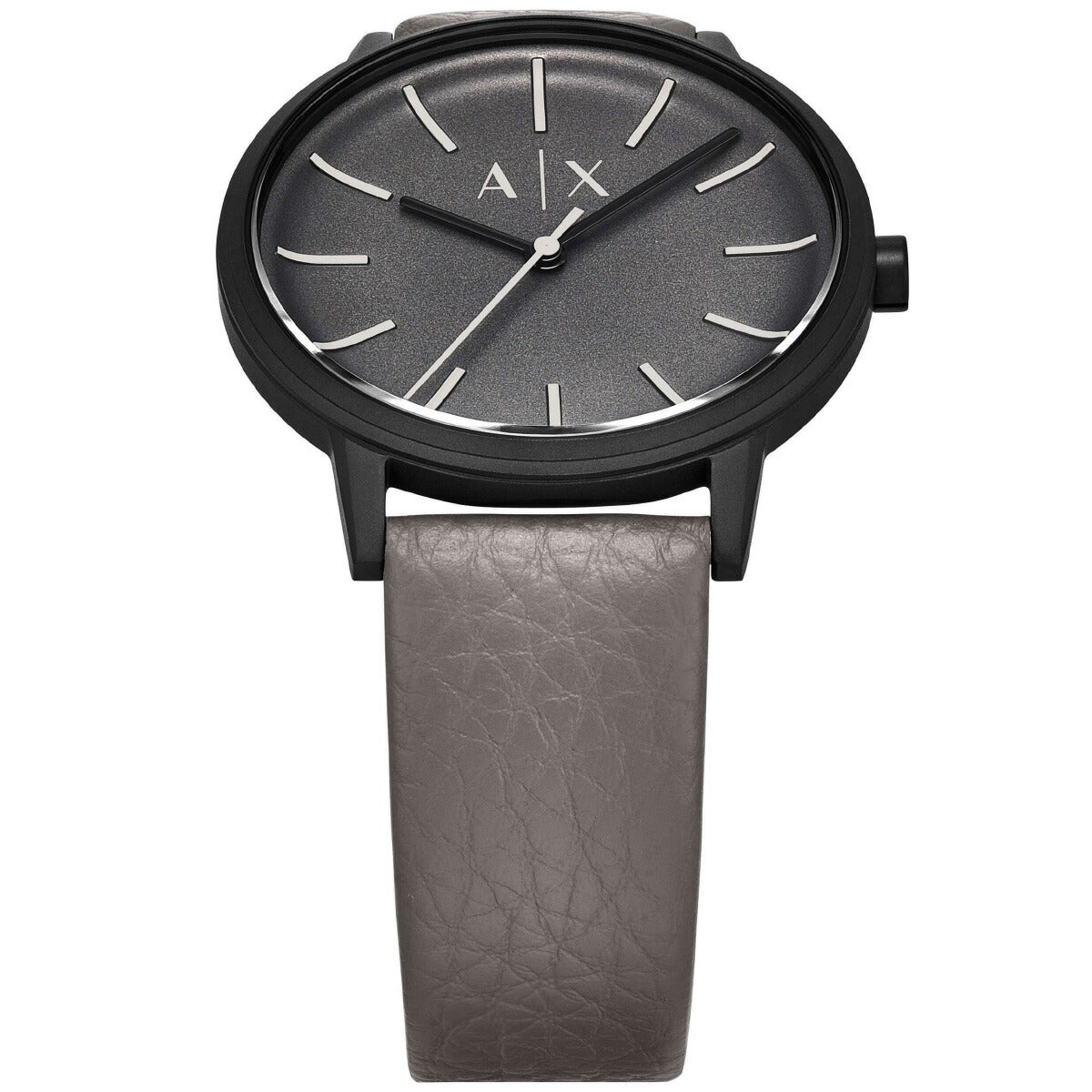 A|X アルマーニ エクスチェンジ ARMANI EXCHANGE 腕時計 メンズ 3針ウォッチ グレー レザー AX2764【2025 新作】