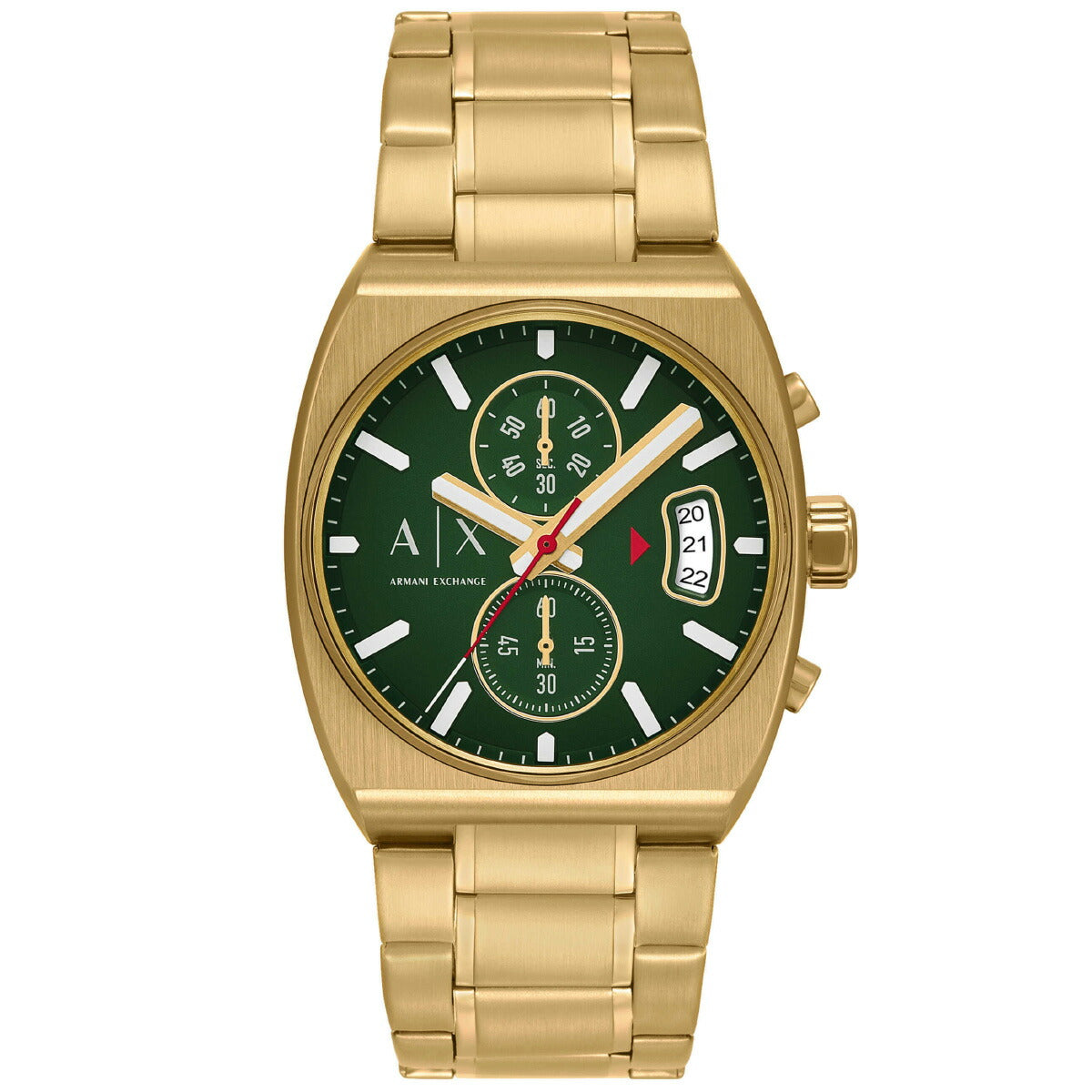 A|X アルマーニ エクスチェンジ ARMANI EXCHANGE 腕時計 メンズ クロノグラフウォッチ ゴールドトーン ステンレススチール AX2822【2025 新作】