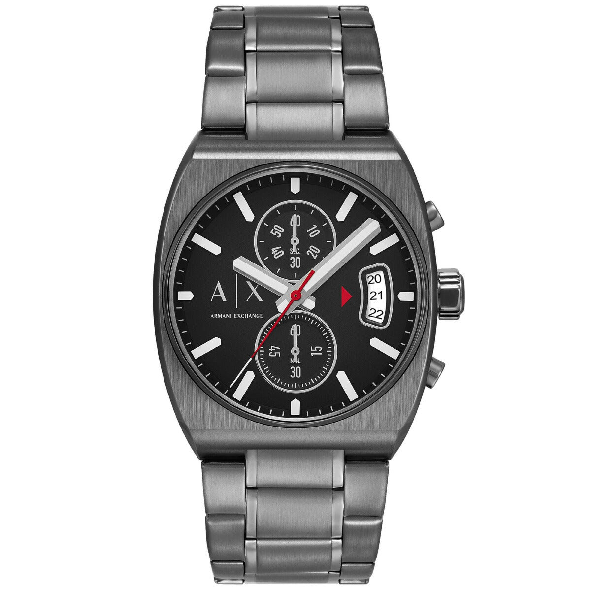 A|X アルマーニ エクスチェンジ ARMANI EXCHANGE 腕時計 メンズ クロノグラフウォッチ ガンメタル ステンレススチール AX2823【2025 新作】
