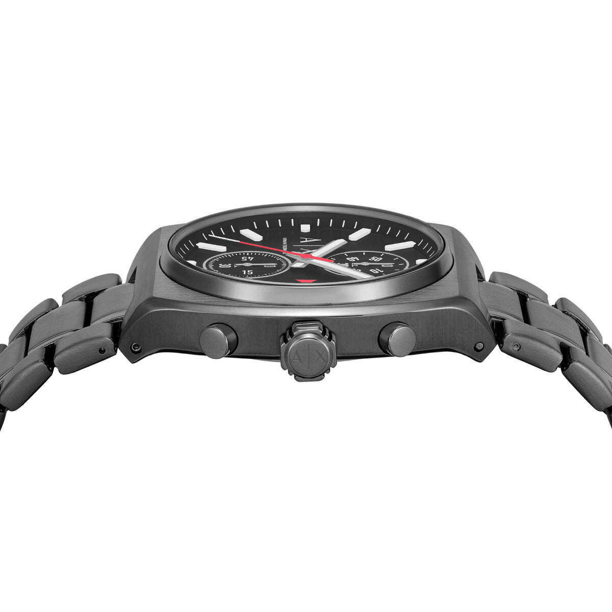A|X アルマーニ エクスチェンジ ARMANI EXCHANGE 腕時計 メンズ クロノグラフウォッチ ガンメタル ステンレススチール AX2823【2025 新作】
