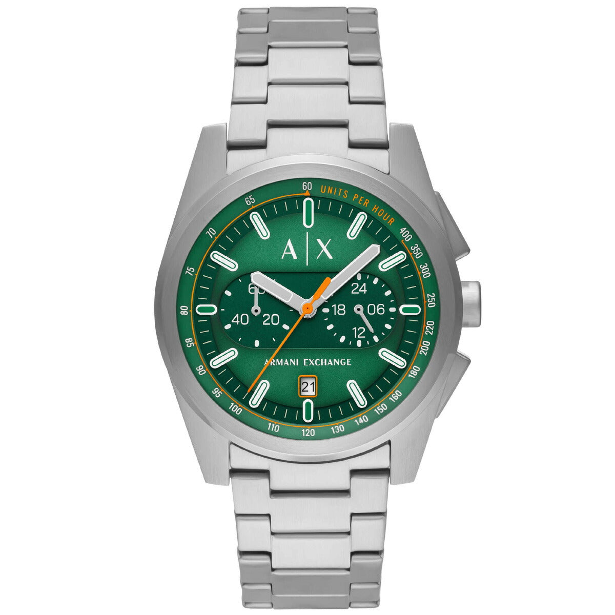 A|X アルマーニ エクスチェンジ ARMANI EXCHANGE 腕時計 メンズ クロノグラフ ステンレススチールウォッチ AX2862【2025 新作】