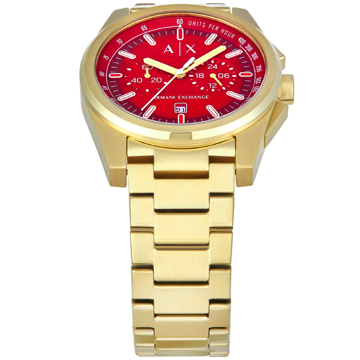 A|X アルマーニ エクスチェンジ ARMANI EXCHANGE 腕時計 メンズ クロノグラフ ゴールドトーン ステンレススチールウォッチ AX2863【2025 新作】