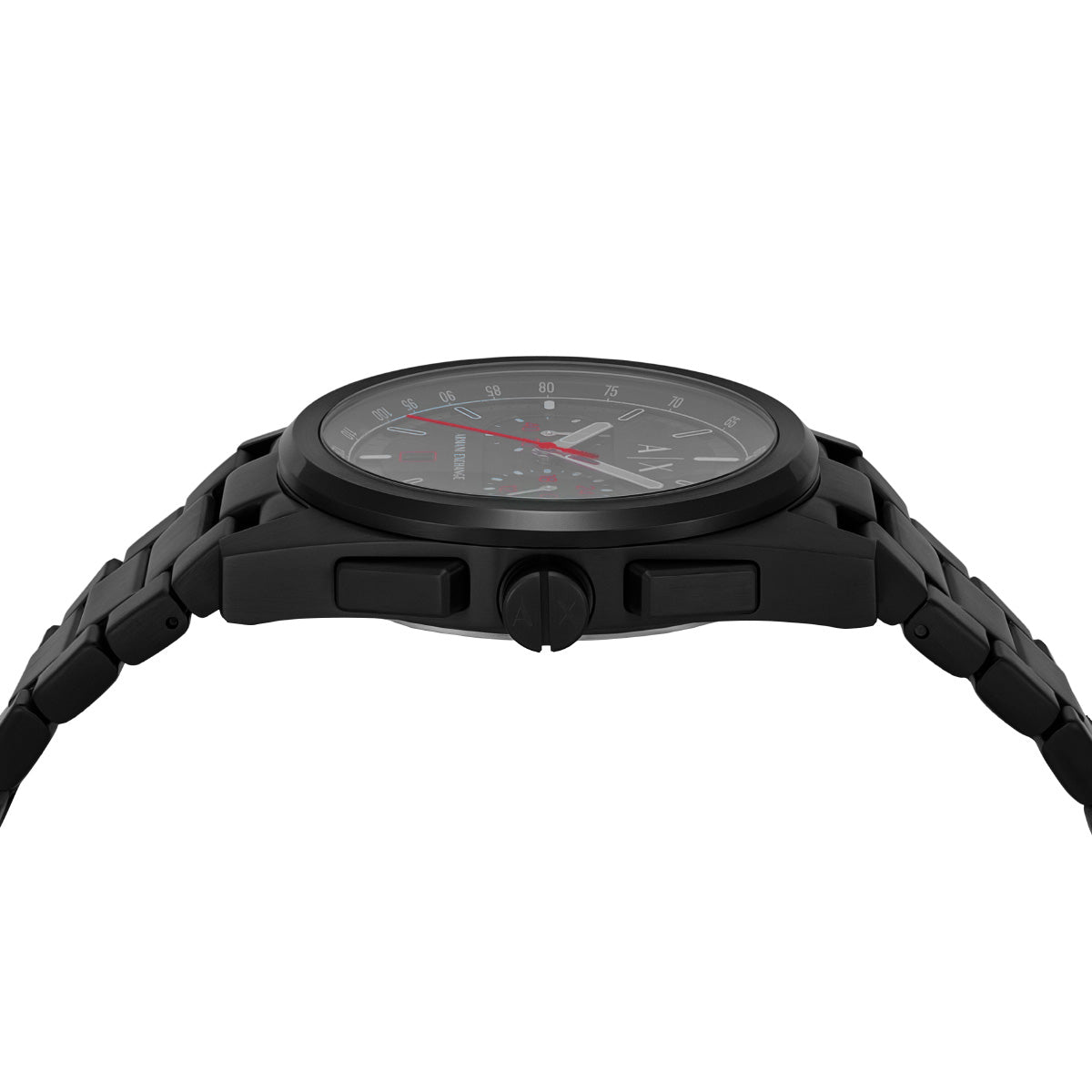 A|X アルマーニ エクスチェンジ ARMANI EXCHANGE 腕時計 メンズ クロノグラフ ブラック ステンレススチールウォッチ AX2864【2025 新作】