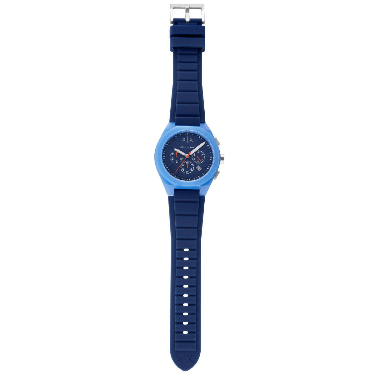 A|X アルマーニ エクスチェンジ ARMANI EXCHANGE 腕時計 メンズ SYNC クロノグラフウォッチ ブルー シリコン AX4170【2025 新作】