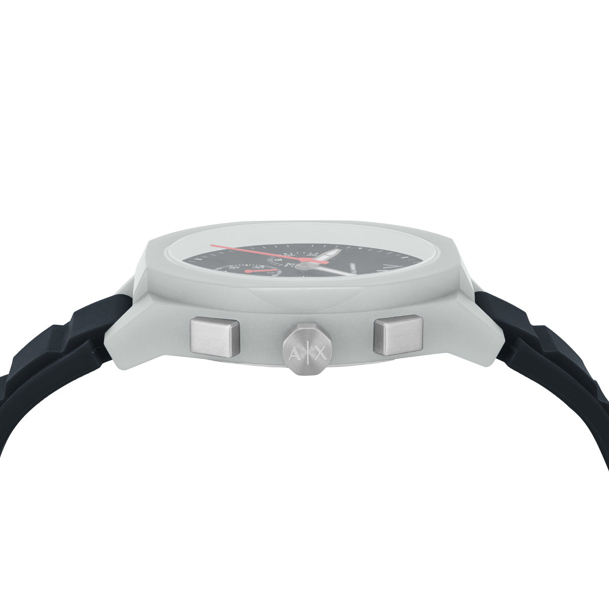 A|X アルマーニ エクスチェンジ ARMANI EXCHANGE 腕時計 メンズ SYNC クロノグラフウォッチ グレー シリコン AX4172【2025 新作】