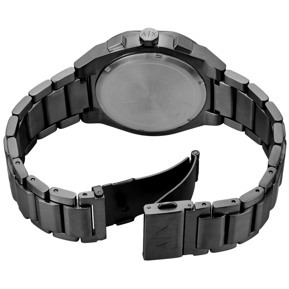 A|X アルマーニ エクスチェンジ ARMANI EXCHANGE 腕時計 メンズ クロノグラフ ブラック ステンレススチールウォッチ AX4183