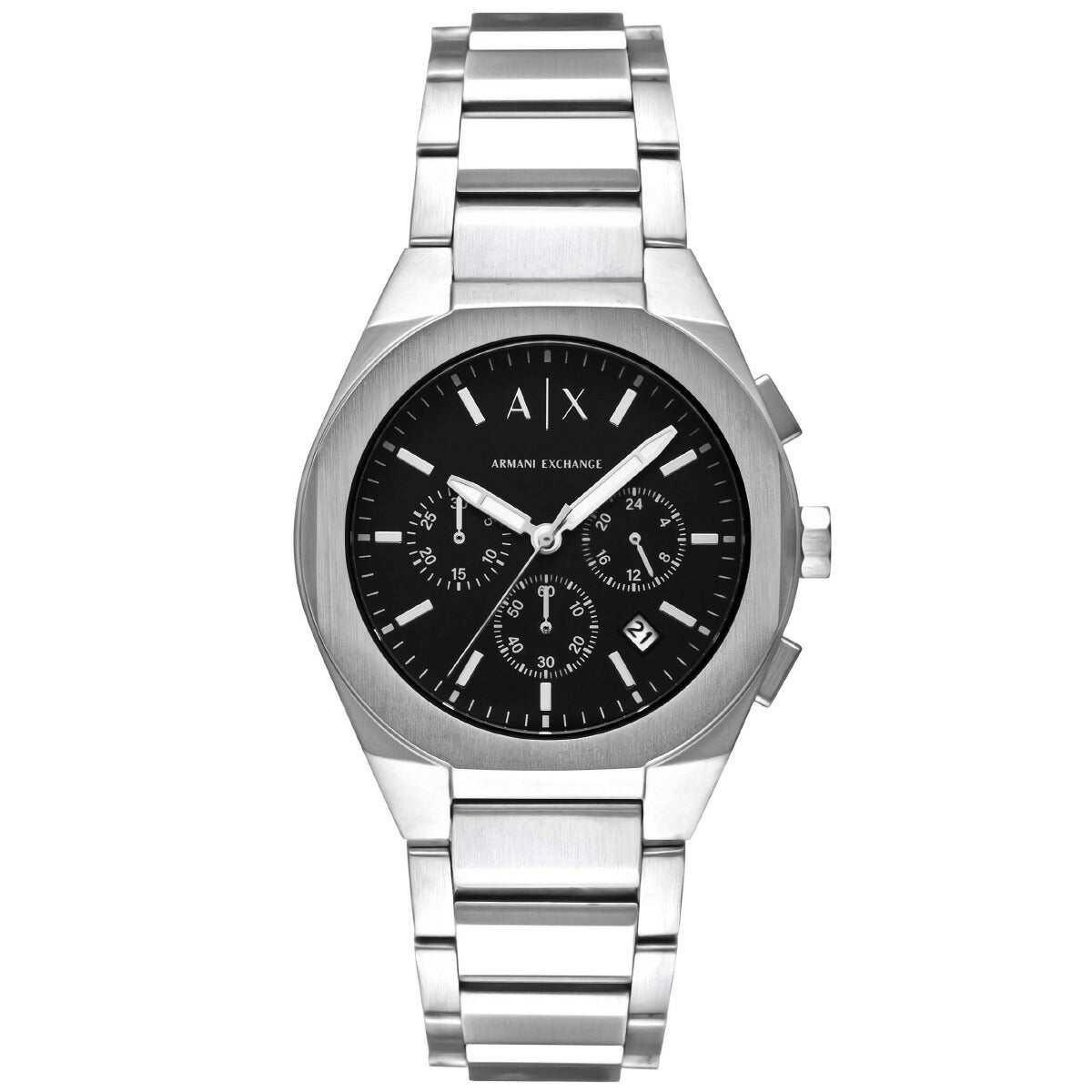 A|X アルマーニ エクスチェンジ ARMANI EXCHANGE 腕時計 メンズ クロノグラフ ステンレススチールウォッチ AX4186【2025 新作】