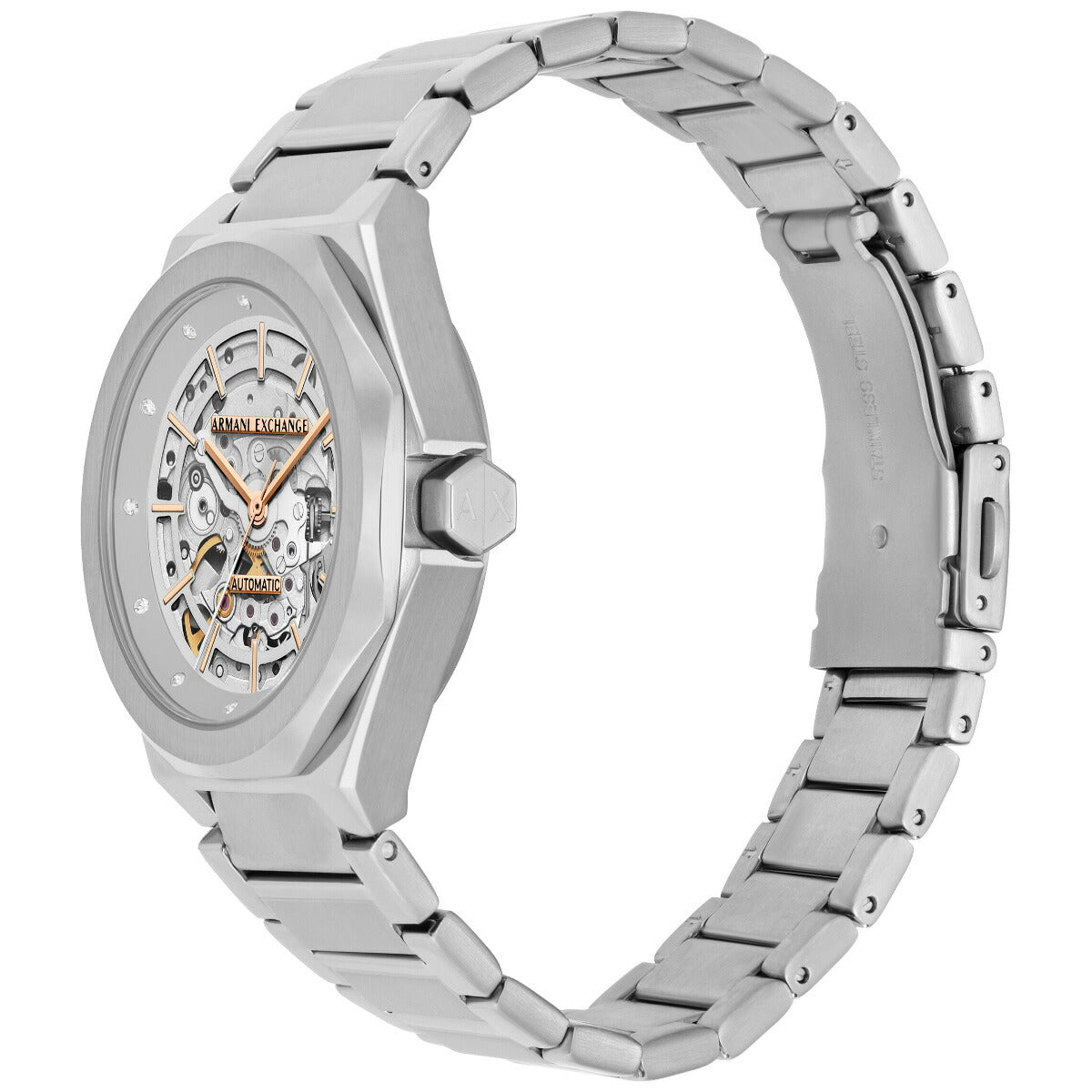 A|X アルマーニ エクスチェンジ ARMANI EXCHANGE 腕時計 レディース 自動巻き ステンレススチール AX4618【2025 新作】