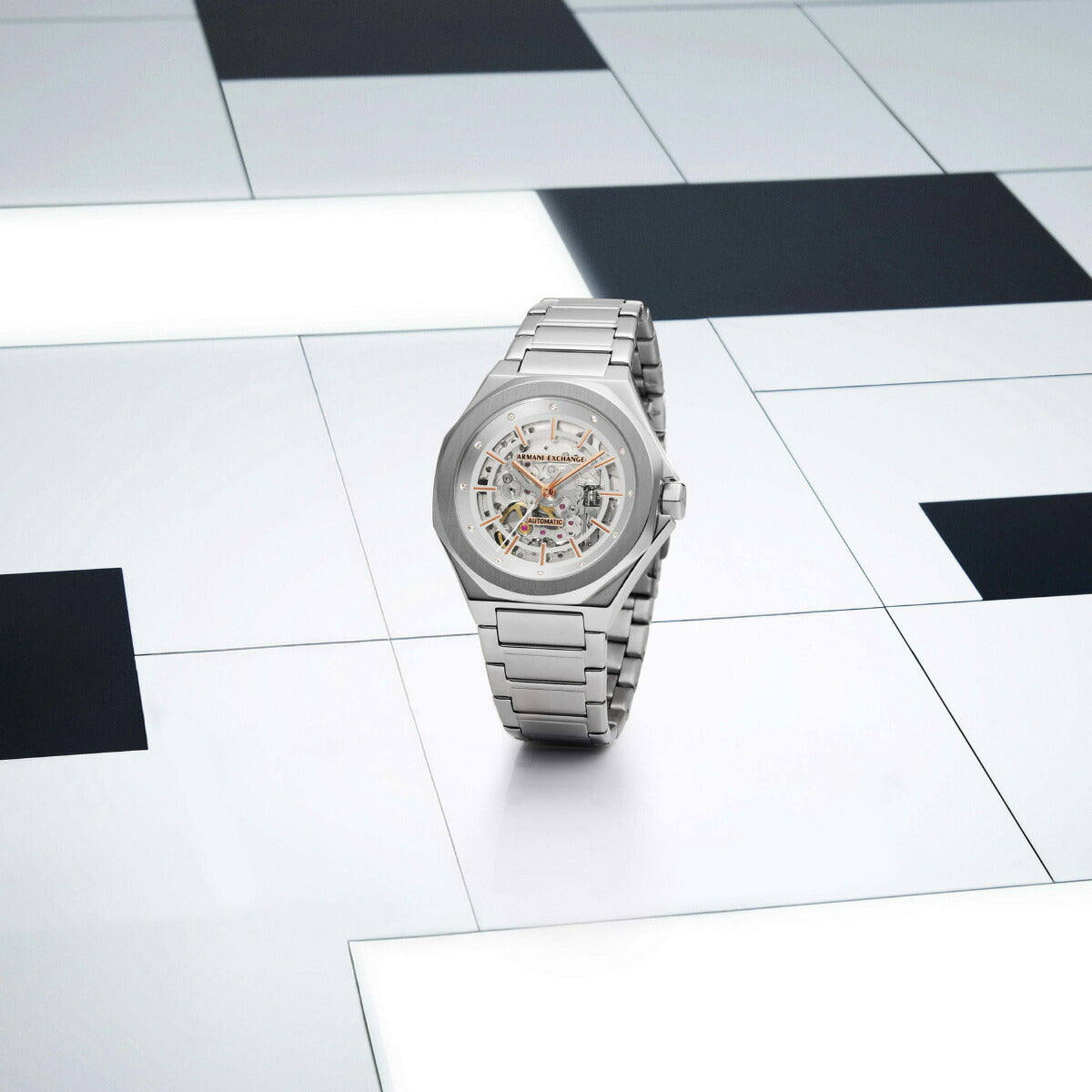 A|X アルマーニ エクスチェンジ ARMANI EXCHANGE 腕時計 レディース 自動巻き ステンレススチール AX4618【2025 新作】