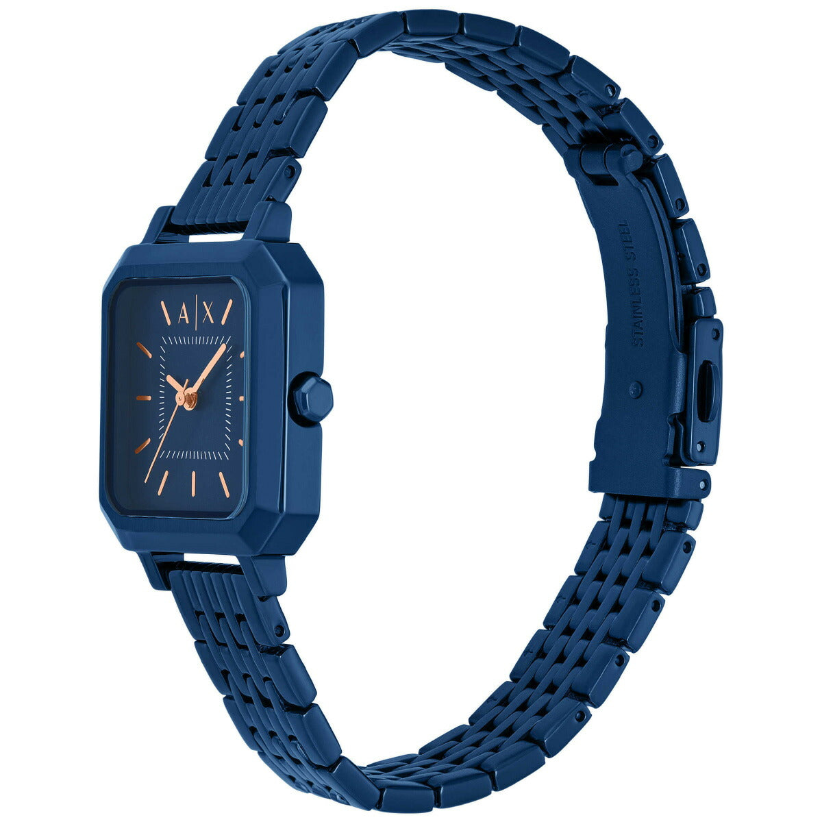 A|X アルマーニ エクスチェンジ ARMANI EXCHANGE 腕時計 レディース 3針ウォッチ ブルー ステンレススチール AX5730【2025 新作】