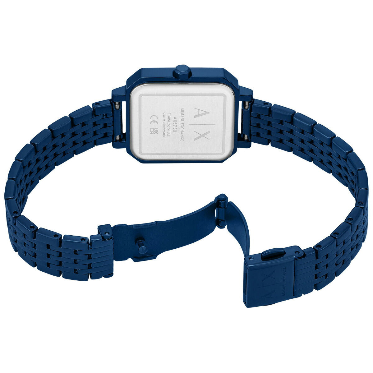 A|X アルマーニ エクスチェンジ ARMANI EXCHANGE 腕時計 レディース 3針ウォッチ ブルー ステンレススチール AX5730【2025 新作】