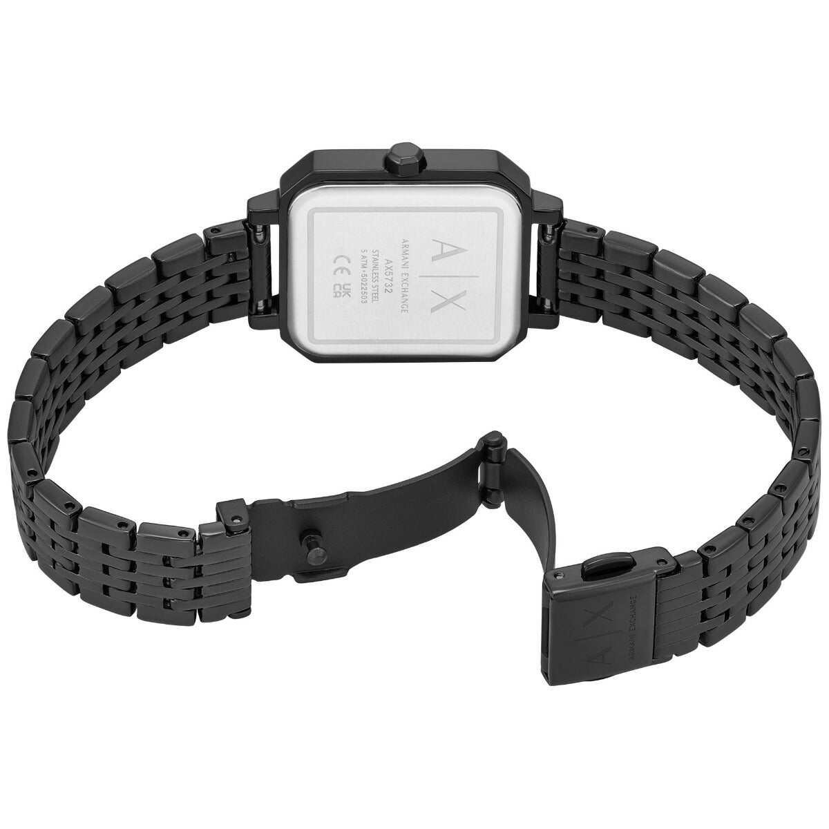 A|X アルマーニ エクスチェンジ ARMANI EXCHANGE 腕時計 レディース 2針ウォッチ ガンメタル ステンレススチール AX5732【2025 新作】