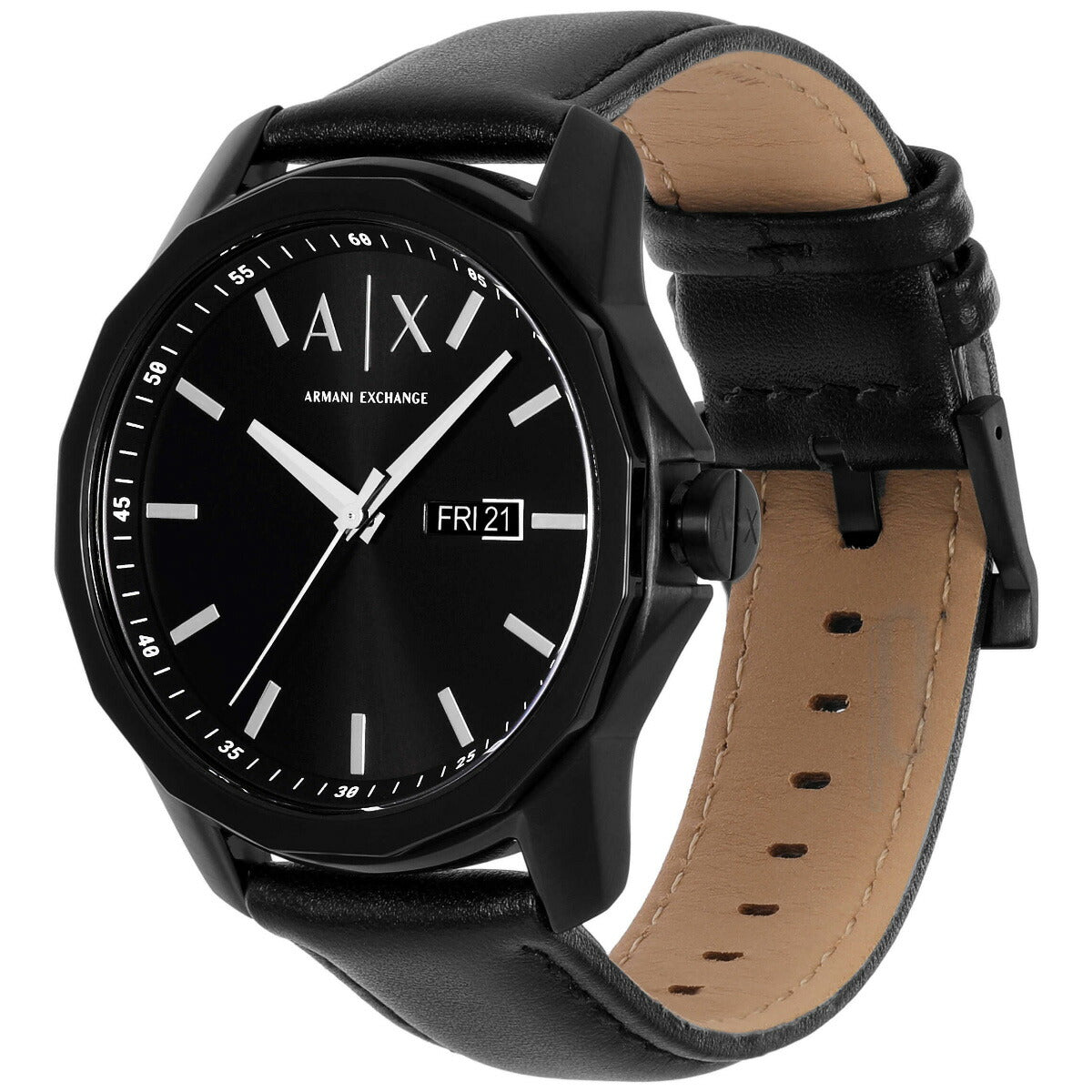 A|X アルマーニ エクスチェンジ ARMANI EXCHANGE 腕時計 メンズ レザーウォッチ AX7147SET