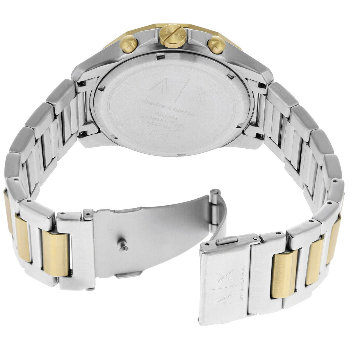 A|X アルマーニ エクスチェンジ ARMANI EXCHANGE 腕時計 メンズ クロノグラフ ステンレススチールウォッチ AX7148SET