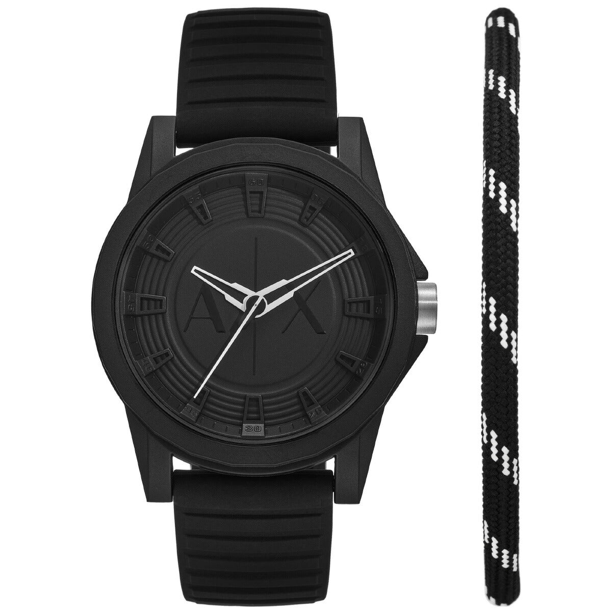 A|X アルマーニ エクスチェンジ ARMANI EXCHANGE 腕時計 メンズ シリコンウォッチ AX7159SET