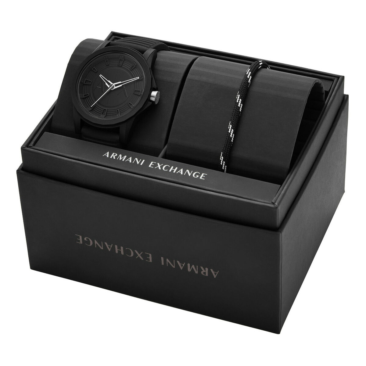 A|X アルマーニ エクスチェンジ ARMANI EXCHANGE 腕時計 メンズ シリコンウォッチ AX7159SET