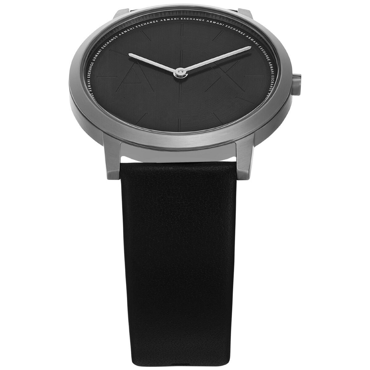 A|X アルマーニ エクスチェンジ ARMANI EXCHANGE 腕時計 メンズ 2針ウォッチ ブラックレザー&デニムストラップセット AX7168SET【2025 新作】