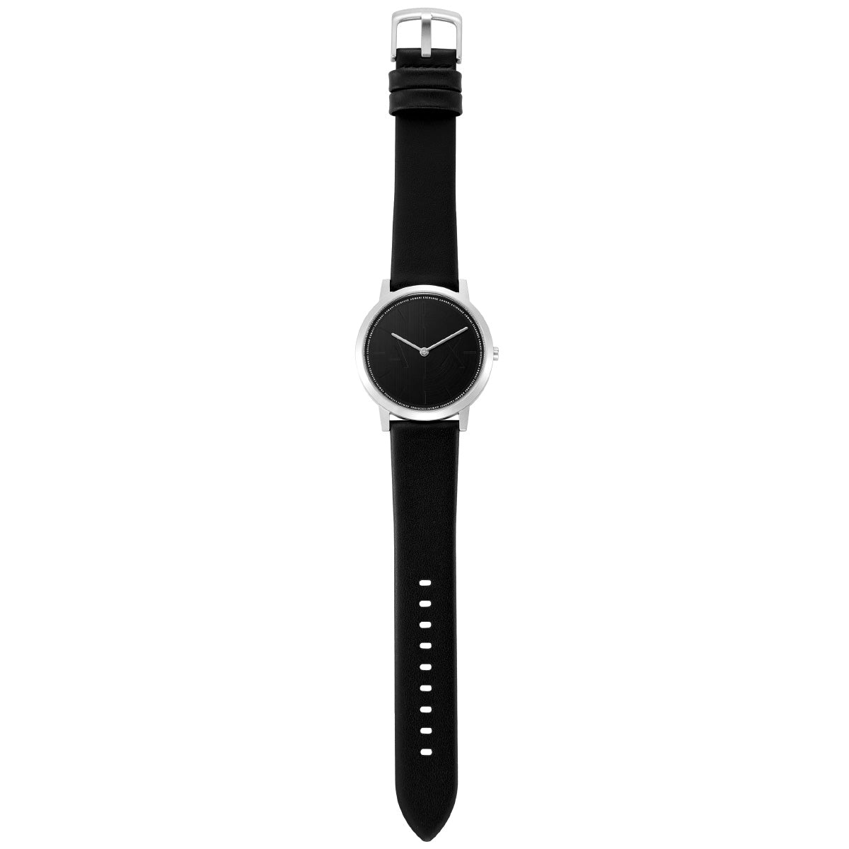A|X アルマーニ エクスチェンジ ARMANI EXCHANGE 腕時計 メンズ 2針ウォッチ ブラックレザー&デニムストラップセット AX7168SET【2025 新作】