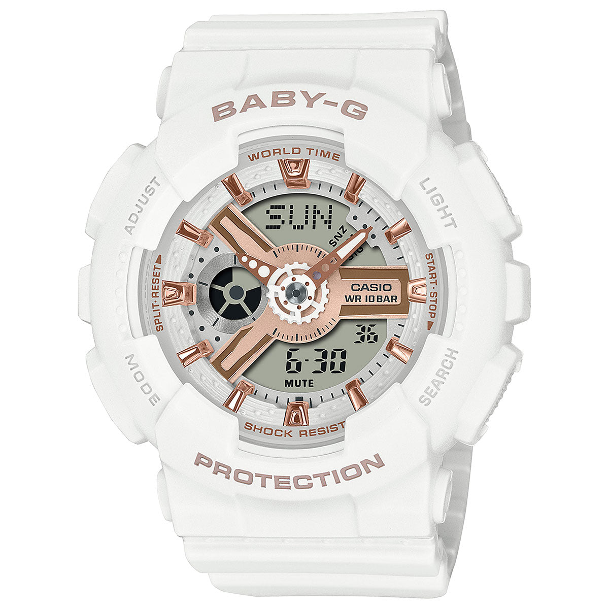 BABY-G カシオ ベビーG レディース 腕時計 BA-110XRG-7AJF ホワイト