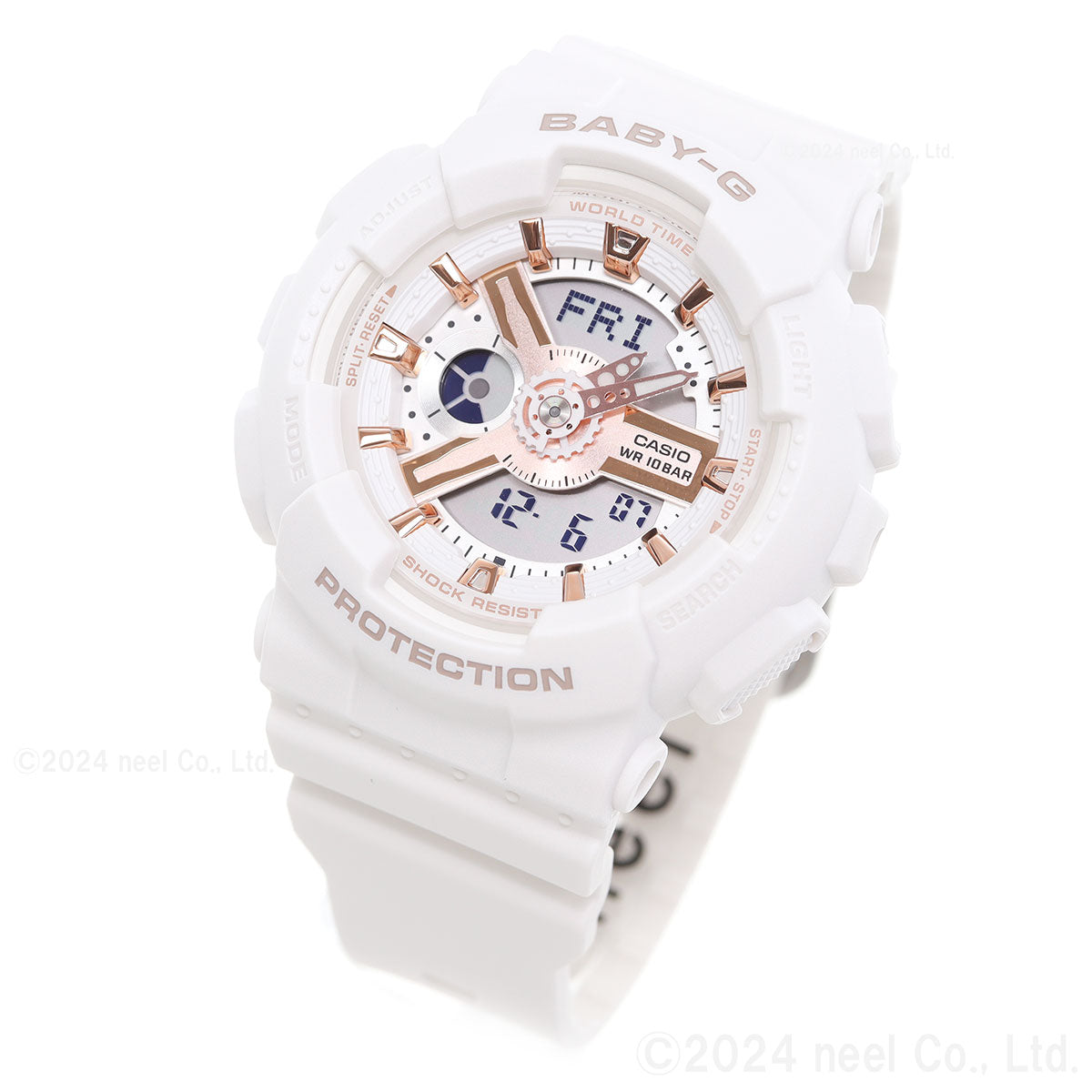 BABY-G カシオ ベビーG レディース 腕時計 BA-110XRG-7AJF ホワイト