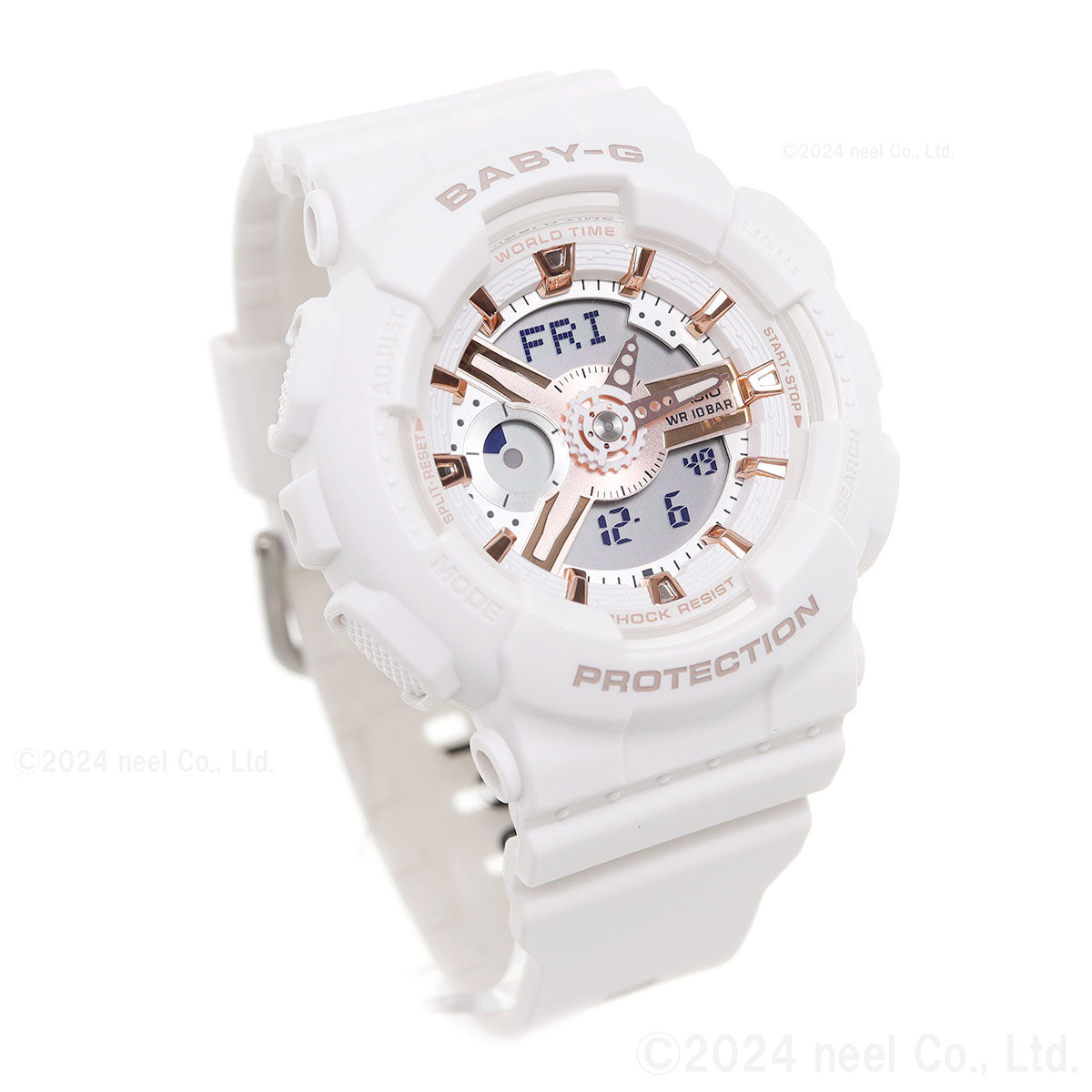BABY-G カシオ ベビーG レディース 腕時計 BA-110XRG-7AJF ホワイト