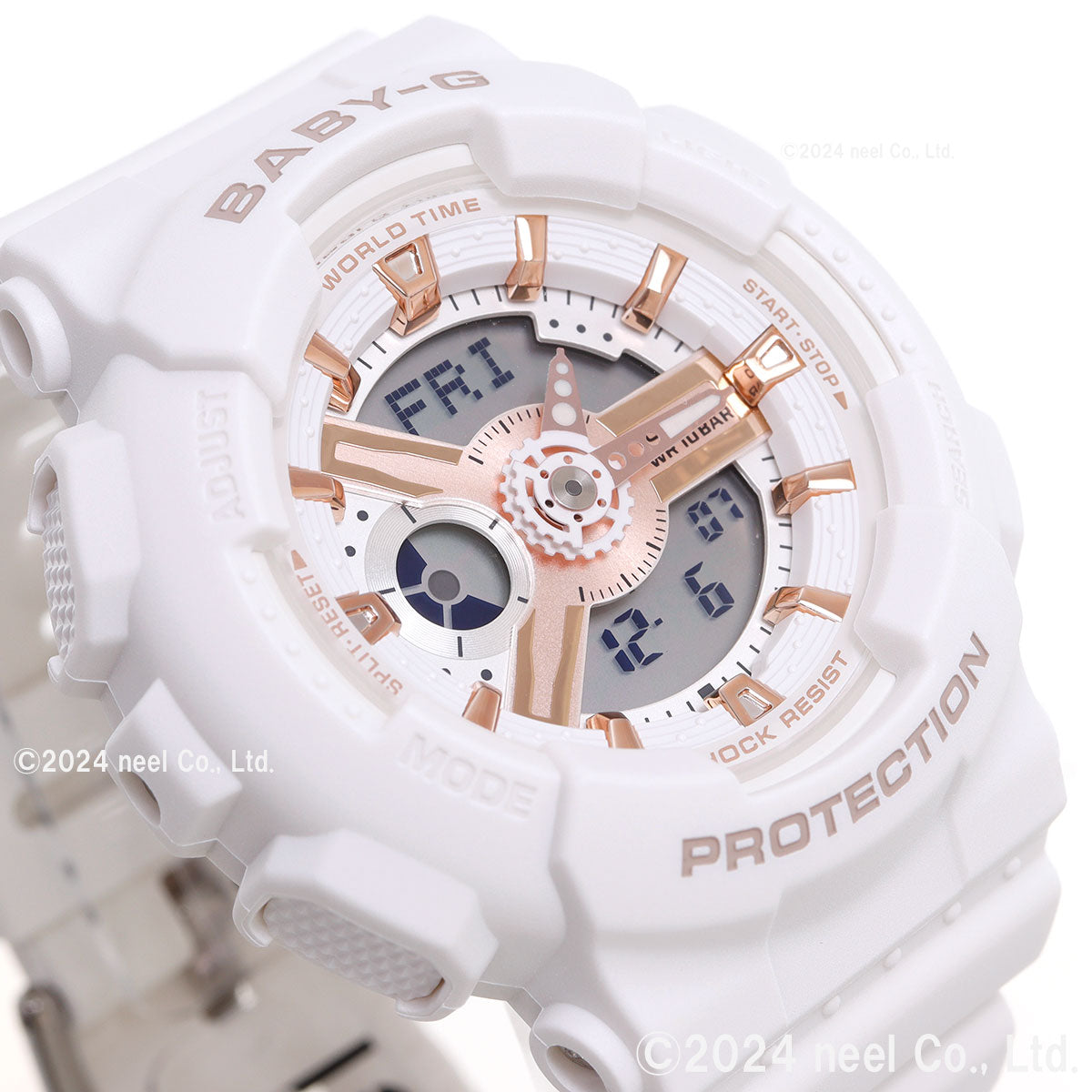 BABY-G カシオ ベビーG レディース 腕時計 BA-110XRG-7AJF ホワイト