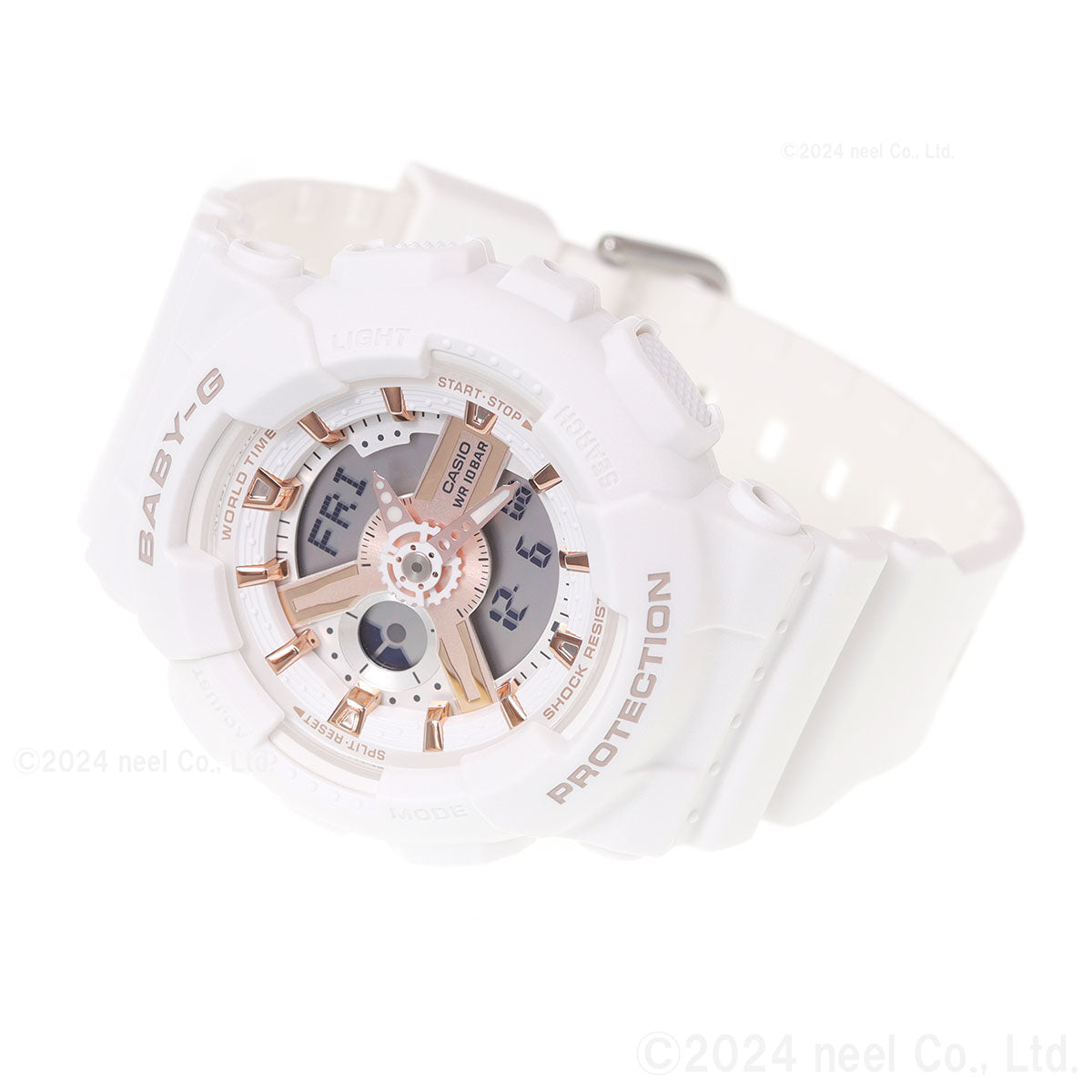 BABY-G カシオ ベビーG レディース 腕時計 BA-110XRG-7AJF ホワイト