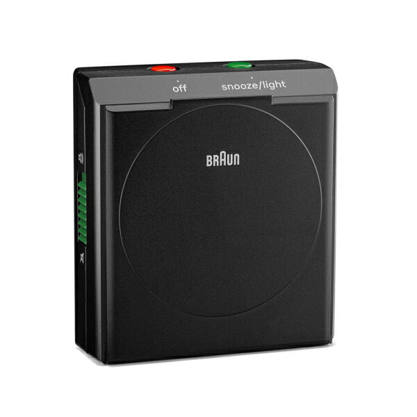 BRAUN ブラウン 蓋付き トラベルアラームクロック BC05B アナログ 目覚まし時計 置時計 Travel Alarm Clock ブラック