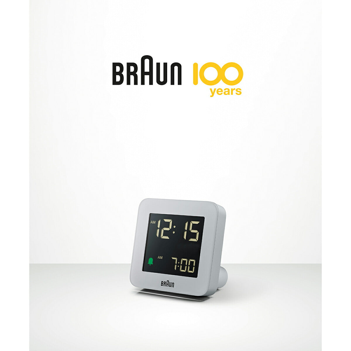 BRAUN ブラウン 100周年コレクション デジタル アラームクロック 目覚まし時計 置時計 BC09G 100th Anniversary Digital Alarm Clock