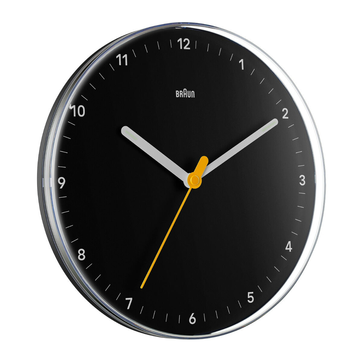 BRAUN ブラウン ウォールクロック BC26B アナログ 掛け時計 Wall Clock 230mm ブラック【2024 新作】