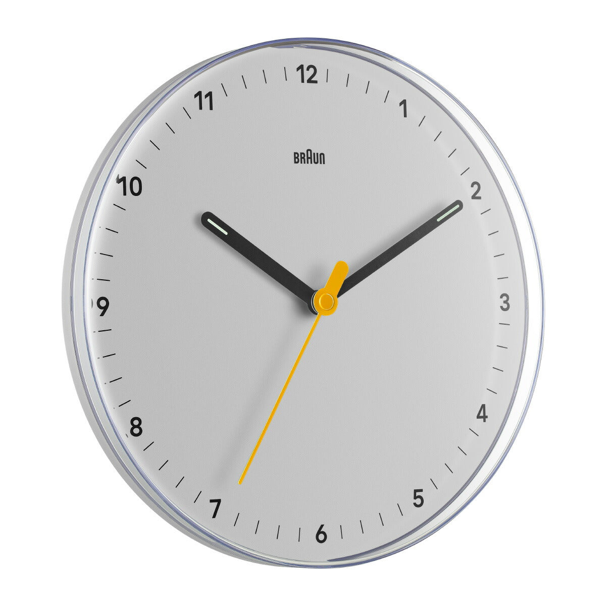 BRAUN ブラウン ウォールクロック BC26W アナログ 掛け時計 Wall Clock 230mm ホワイト【2024 新作】