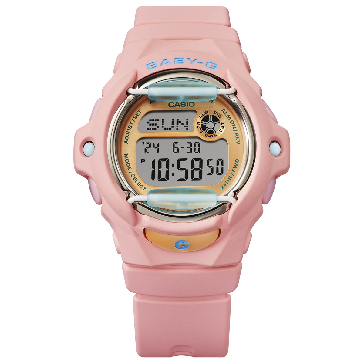 BABY-G カシオ ベビーG レディース 腕時計 BG-169PB-4JF 珊瑚 イメージ コーラルピンク