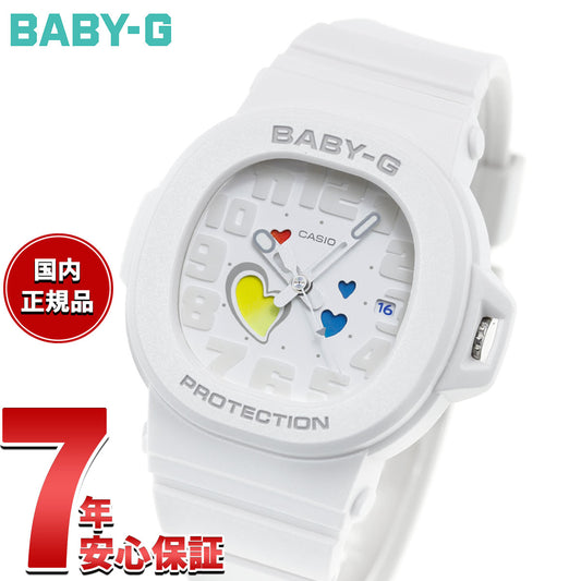 BABY-G カシオ ベビーG レディース 腕時計 BGA-10-7AJF PLAYFUL HEARTS SERIES ホワイト